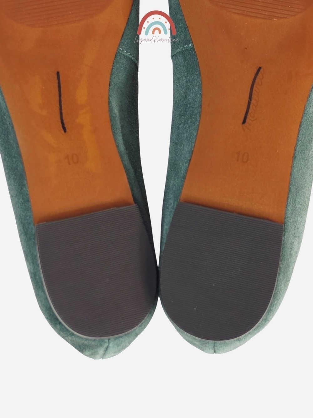 New! Madewell The Remy Mary Jane Flat in Leather Suede Architect Green - Picture 14 of 15